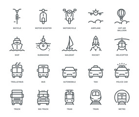 Transportation Icons set, part I - 336284224