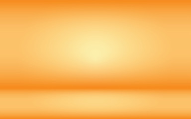 Obraz premium gradient orange background studio vector illustration