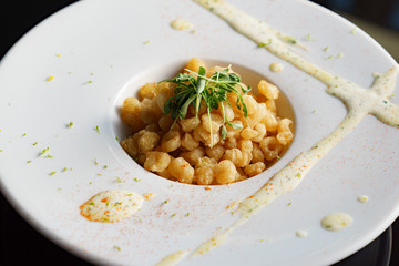 fine dining corn