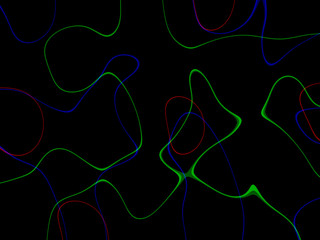 Abstract background with colorful lines