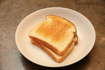 Close-up of Tasty Toast Bread Slices.