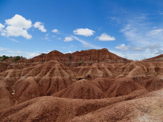 Montañas rojas