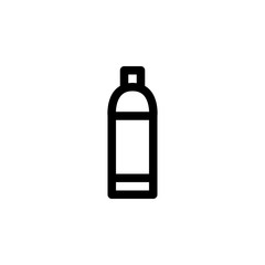 Plastic Bottle Environment Outline Icon Logo Vector Illustration
