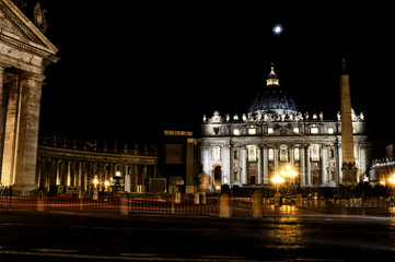 Fototapeta na wymiar night view of Roma