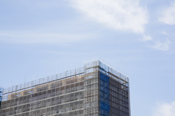 Fototapeta premium 足場 イメージ