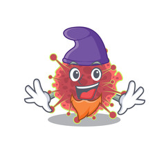 Cute picture of coronaviridae in Elf cartoon design
