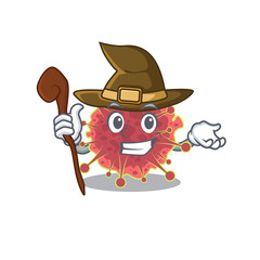 coronaviridae sneaky and tricky witch cartoon character