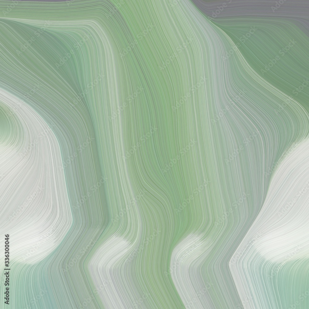 Poster elegant modern soft curvy waves background design with dark gray, light gray and gray gray color