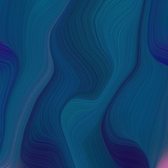 elegant beautiful square graphic with midnight blue, very dark blue and antique fuchsia color. contemporary waves illustration