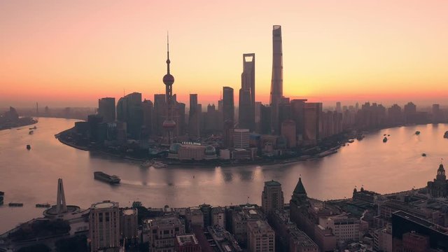 Aerial photo of Shanghai, China