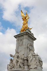 The Victoria Memorial in front of Buckingham Palace in a sunny day, London, UK