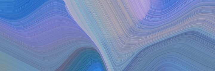 decorative background graphic with elegant curvy swirl waves background illustration with light slate gray, steel blue and pastel purple color