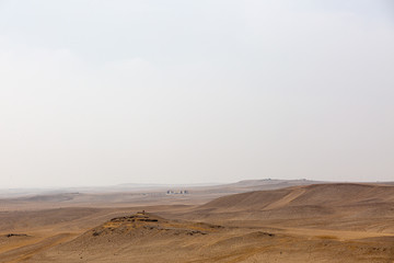 View to the desert near Giza