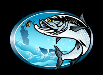 tarpon fishing shirt design
