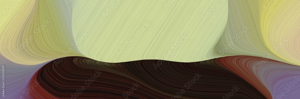 Aufkleber decorative background graphic with curvy background design with tan, very dark pink and old mauve co