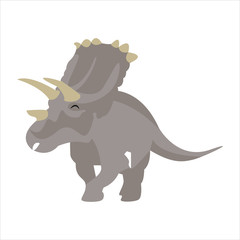 Cute animal dinosaur clip art illustration cartoon character