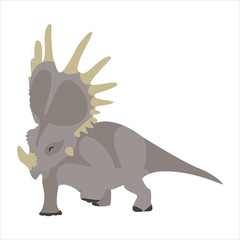 Cute animal dinosaur clip art illustration cartoon character