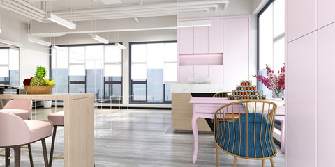 3d render of beauty spa massage center