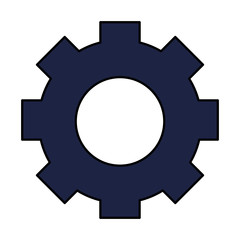 Gear design, construction work repair machine part technology industry and technical theme Vector illustration