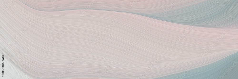 Poster elegant artistic header design with pastel gray, dark gray and ash gray colors. fluid curved lines w