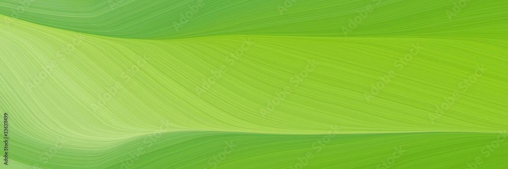 Aufkleber elegant moving header design with yellow green, dark khaki and olive drab colors. fluid curved lines with dynamic flowing waves and curves