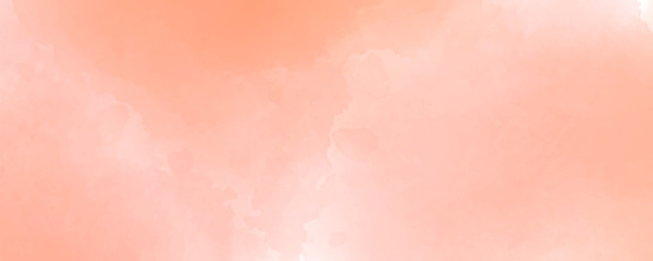 Paper art invitation template with colorful coral watercolour background or pink background for wallpaper design. Colorful artistic background. Grunge texture.