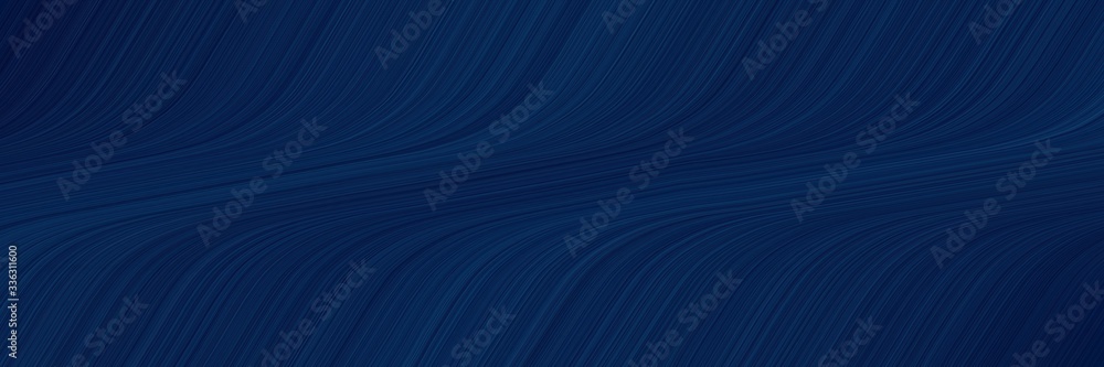 Aufkleber elegant dynamic banner design with very dark blue and midnight blue colors. fluid curved lines with 