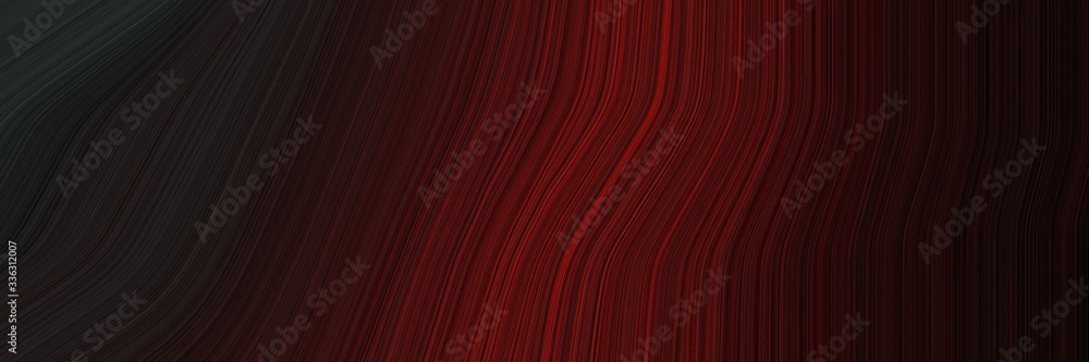 Poster elegant colorful designed horizontal header with very dark pink, dark red and maroon colors. fluid c