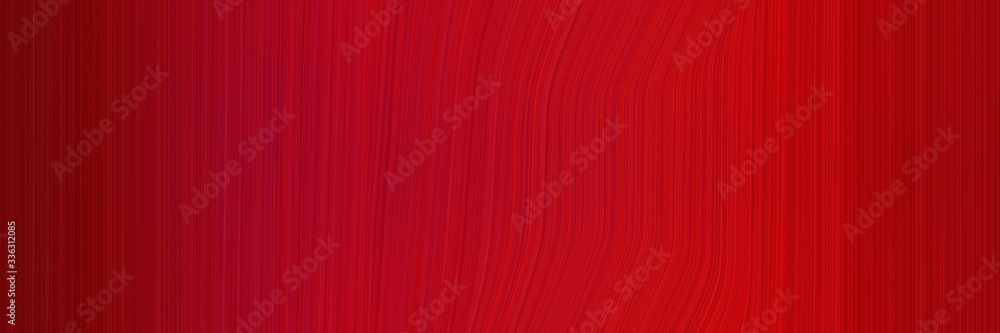Poster elegant dynamic horizontal header with strong red, dark red and maroon colors. fluid curved lines with dynamic flowing waves and curves
