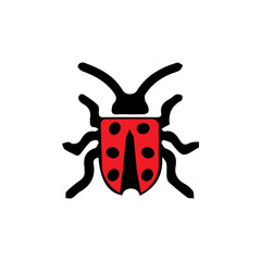 bug vector illustration icon design template