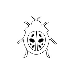 bug vector illustration icon design template