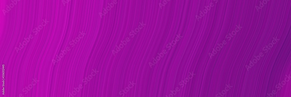 Poster elegant decorative horizontal banner with dark magenta, medium violet red and purple colors. fluid c