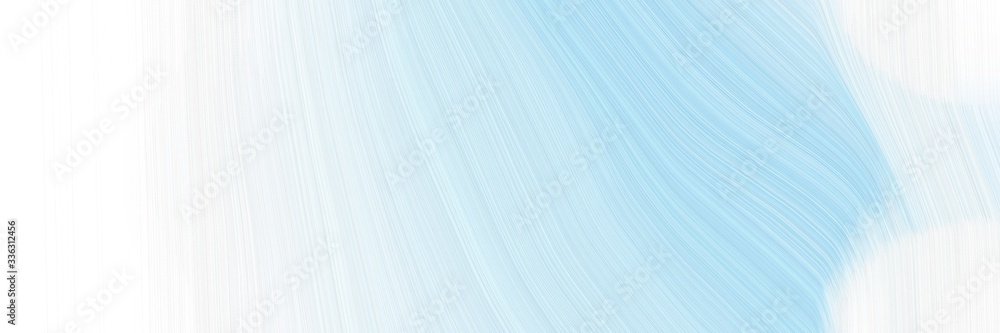 Poster elegant surreal designed horizontal header with lavender, white smoke and pale turquoise colors. flu