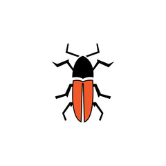 bug vector illustration icon design template