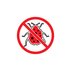 bug vector illustration icon design template