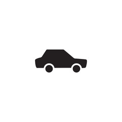 Car Icon. Transport symbol. Trendy Flat style for graphic design, Web site, UI. EPS10. - Vector illustration