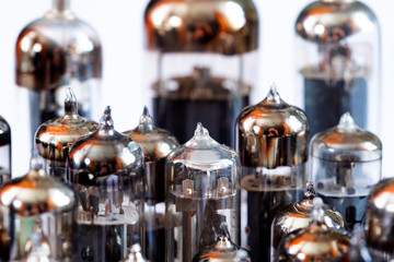 Old diode lamps of different sizes