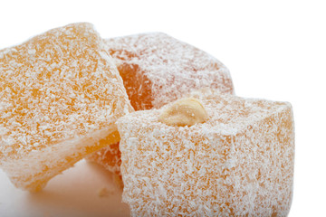 traditional Turkish delight with nuts