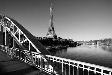 La Tour Eiffel dal ponte sulla Senna