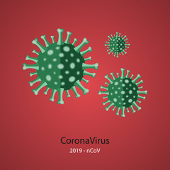 Coronavirus 2019-nCoV or covid-19 icon design