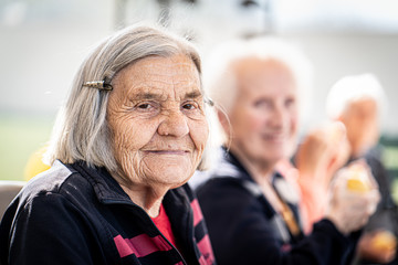 Group of Senior Retirement Friends Happiness Concept