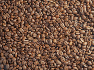 roasted coffee beans, can be used as a background