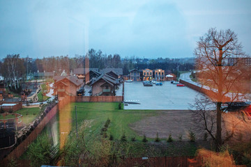 Zator Lesser Poland Voivodeship view from the window
