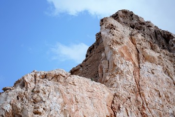 rock formation in the mountains