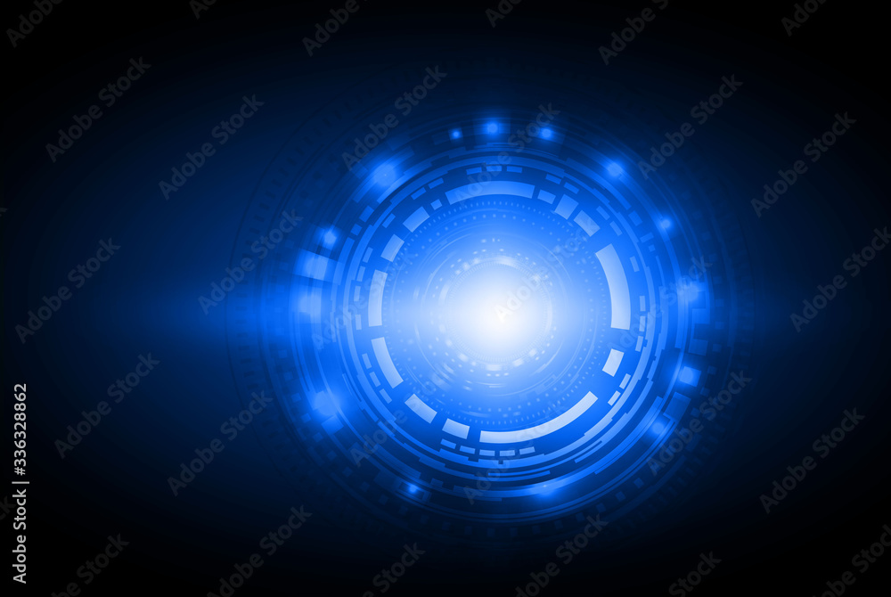Poster vector abstract background shows the innovation of technology and technology concepts. can be applie