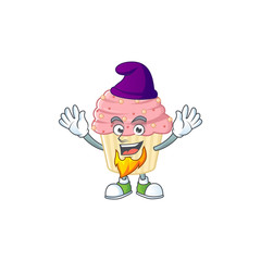Sweet fairytale of strawberry cupcake Elf cartoon character