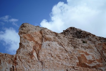mountain landscape with blue sky