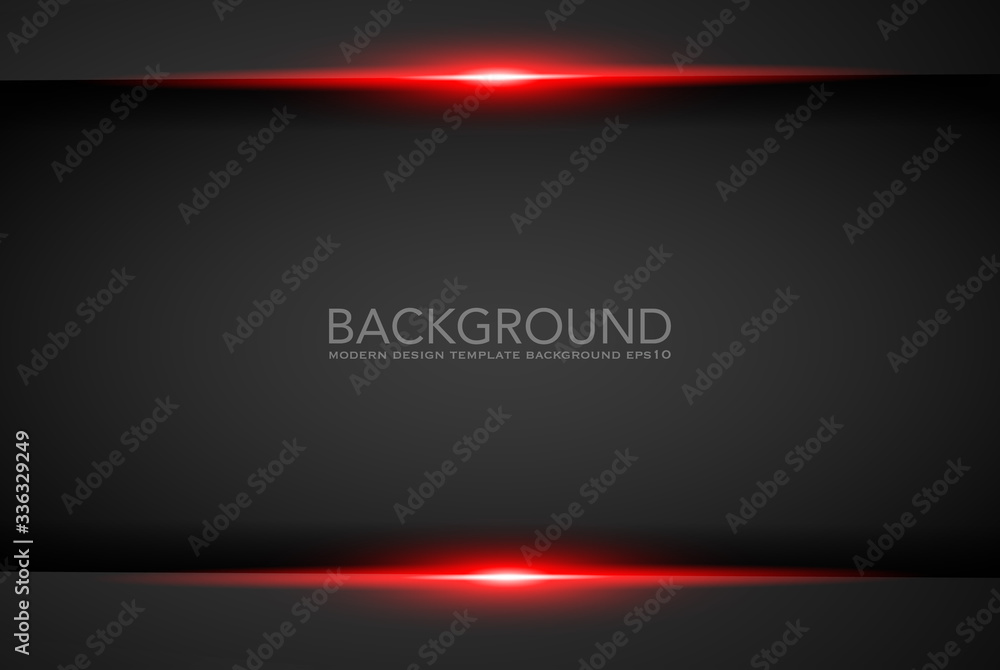 Poster abstract black technology concept design. vector template background , abstract metallic red black f