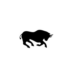 bull icon vector