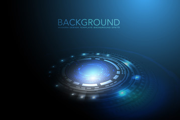 Vector abstract background shows the innovation of technology and technology concepts. Can be applied to your businesses.